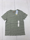 Cat &amp; Jack Boys Grey/Green Short Sleeve Shirt Size Medium