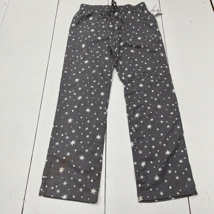 Old Navy Gray Snowflake Print Mid-Rise Flannel PJ Pants Women's Size S -  beyond exchange