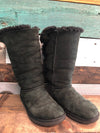 UGG 3388 Bailey Bow Triplet Women&#39;s Black Classic Tall Winter Boots 6