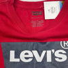 Levi’s Red Graphic Logo Short Sleeve T Shirt Youth Boys Size Large