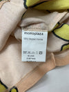 Monoplaza Womens Blush Yellow Blouse Size Small