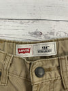 LEVI&#39;S 514 Straight Fit Khakis Pants 12 26x26 Tan Adjustable Waist Boys Youth