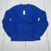 Talbots Blue V Neck Button Front Cardigan Sweater Women’s Size XS New