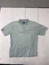 Ashworth Blue Striped Polo Short Sleeve XL