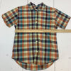 Gap kids Plaid Short Sleeve Button Up Size Large