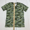 The Childrens Place Boys Green Camouflage Short Sleeve Size XL