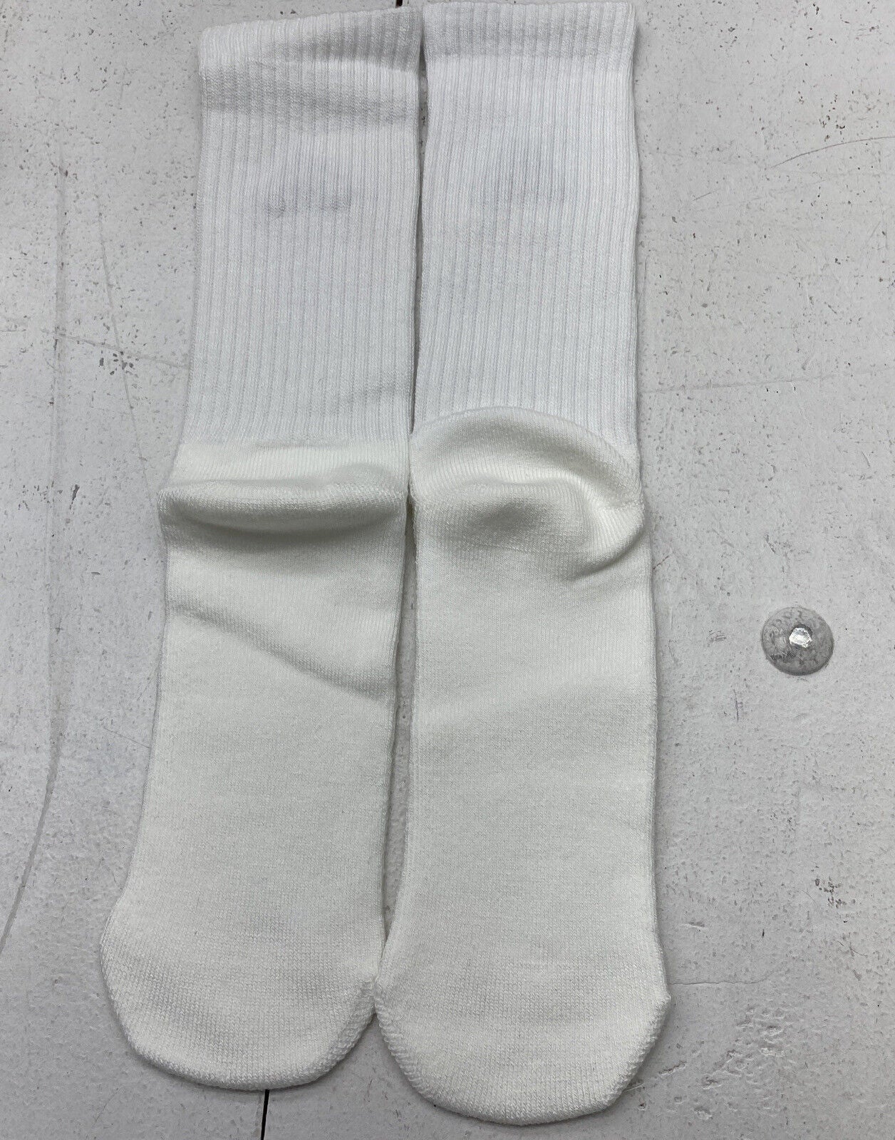 UNISEX Team Crew Socks, White, Socks