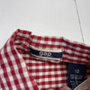 Gap Red Plaid Long Sleeve Button Down Youth Boys Size Large 10