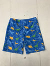 Unbranded Boys Blue Dinosaur Print Swim Bottoms Size Medium