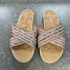 Blowfish Malibu B122 Snake Metalic Sandals Women’s Size 6.5 New*