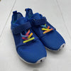 Youth Kids Blue Mesh Hook &amp; Loop Sneakers Size 32 US 13 New