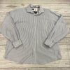Tommy Hilfiger Blue Pin Stripe Long Sleeve Button Up Shirt Men Size XL 17-17.5 3