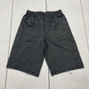 Jumping Beans Gray Black Active Shorts With White Piping Boys Size 12