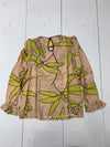 Monoplaza Womens Blush Yellow Blouse Size Small