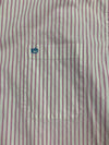 Southern Tide Pink Stripe Long Sleeve Button Down Shirt Mens Size XL