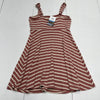 Altar’d State Pink Cream Stripe Sleeveless Dress Women’s Size XS