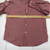 Gap Red Plaid Long Sleeve Button Down Youth Boys Size Large 10