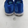 Youth Kids Blue Mesh Hook &amp; Loop Sneakers Size 32 US 13 New