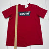 Levi’s Red Graphic Logo Short Sleeve T Shirt Youth Boys Size Large