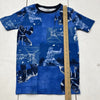 Carters Blue Monkey Graphic Print Short Sleeve T-Shirt Boys Size 14