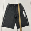 Jumping Beans Gray Black Active Shorts With White Piping Boys Size 12