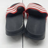 Adidas Red Stripe Slides Youth Boys Size 4