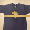 Punch Design Navy Blue Animal Embroidered T Shirt Youth Size 6