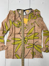 Monoplaza Womens Blush Yellow Blouse Size Small