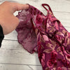 Lucy Paris Isla Velvet Rose Sheath Dress Sleeveless Magenta Women’s Size XS New