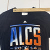 Majestic Kid’s Black T Shirt Size Large (14-16) ALCS 2014 KC Royals v Orioles