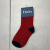 Hayley Red Blue Kids Crew Socks 1-Pair Kids Unisex Size 2-4 Y NEW