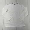 Old Navy White Long Sleeve Softest T-Shirt Boys Size Large (10-12)