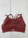 Unbranded Womens Red Athletic Sports Bra Size XL