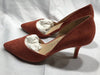 Sole Society Jenn Paprika Suede Heels Professional Shoes Women Size 8 M NEW QVC