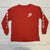 Kids Primitive Red Long Sleeve Shirt Size Large