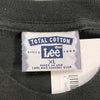 Vintage Lee Graphic Danger Men Cooking Black T-Shirt Adult Size XL USA Made *