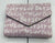 Betsey Johnson Trifold Flap Wallet  Pink/White Luv Betsey Graffiti Logo