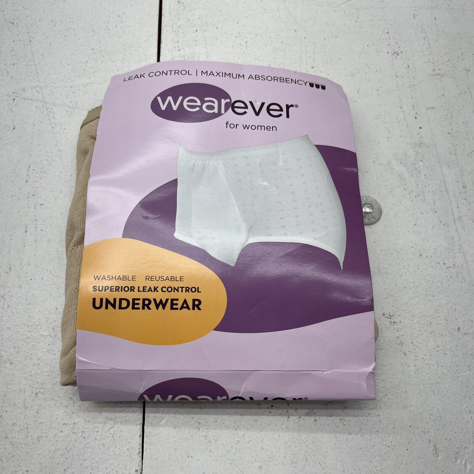 Wear Ever Beige Superior Leak Control Underwear Womens Size 1X NEW - beyond  exchange