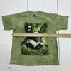 The Mountain Atlanta Zoo Green Panda Short Sleeve Kids Medium