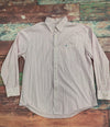 Southern Tide Pink Stripe Long Sleeve Button Down Shirt Mens Size XL