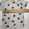 Old Navy Gray Ladybug One-Piece Girls Size 6-12M NEW