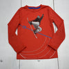 Gap Fit Orange Snowboarding Graphic Long Sleeve Youth Boys Size XS