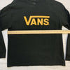 Kids Vans Black Long Sleeve Shirt Size Large