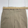 Tom Sawyer Elderwear Khaki Flat Front Straight Leg Slacks Youth Boy Size 18 Reg