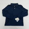 Cat &amp; Jack Navy Blue Uniform Long Sleeve Polo Boys Size Large NEW