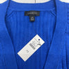 Talbots Blue V Neck Button Front Cardigan Sweater Women’s Size XS New