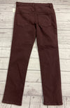 Boy&#39;s Cat &amp; Jack Jogger Jeans Skinny Burgundy Size 12 NWT