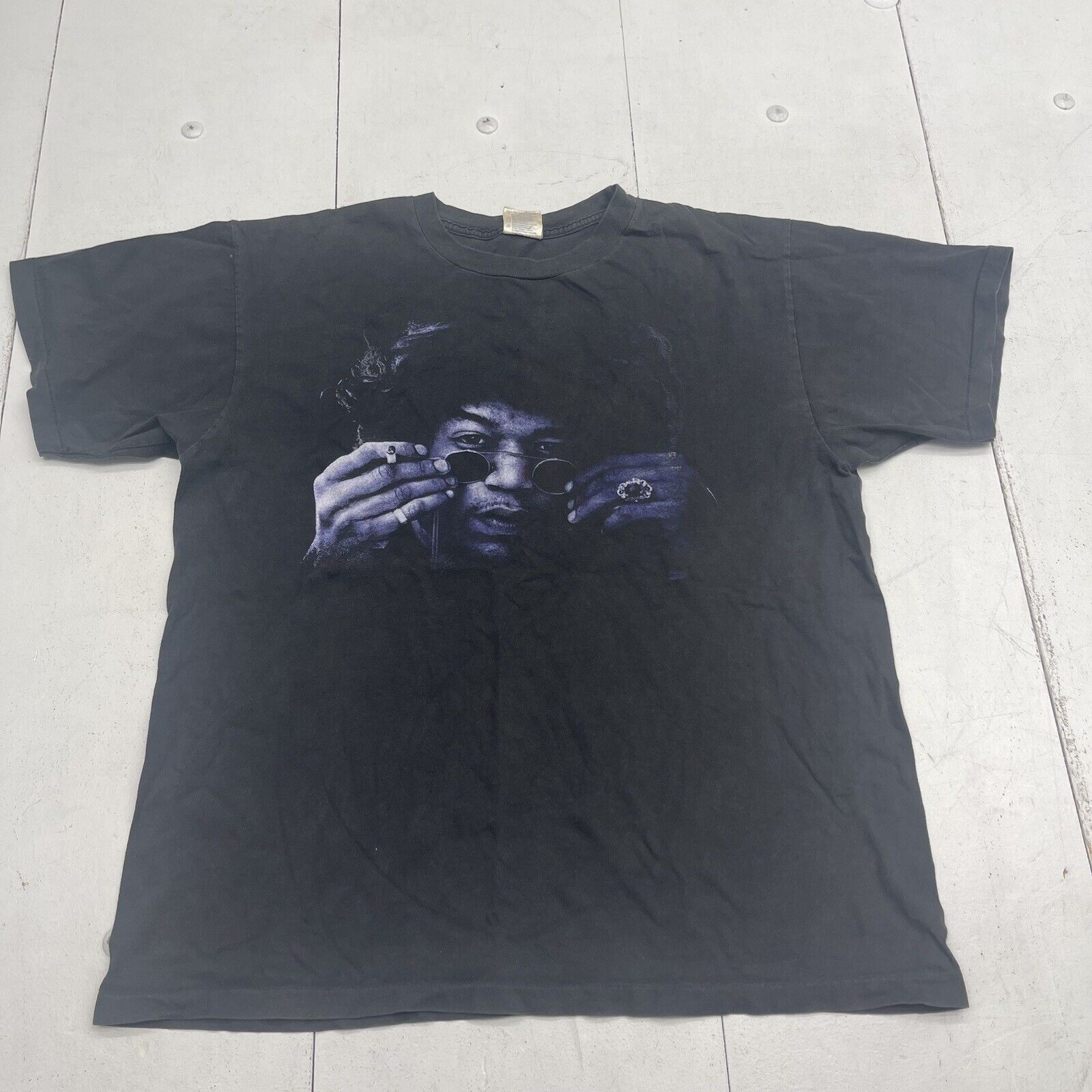 Vintage Winterland Jimi Hendrix 90s Black Purple Haze T Shirt Size