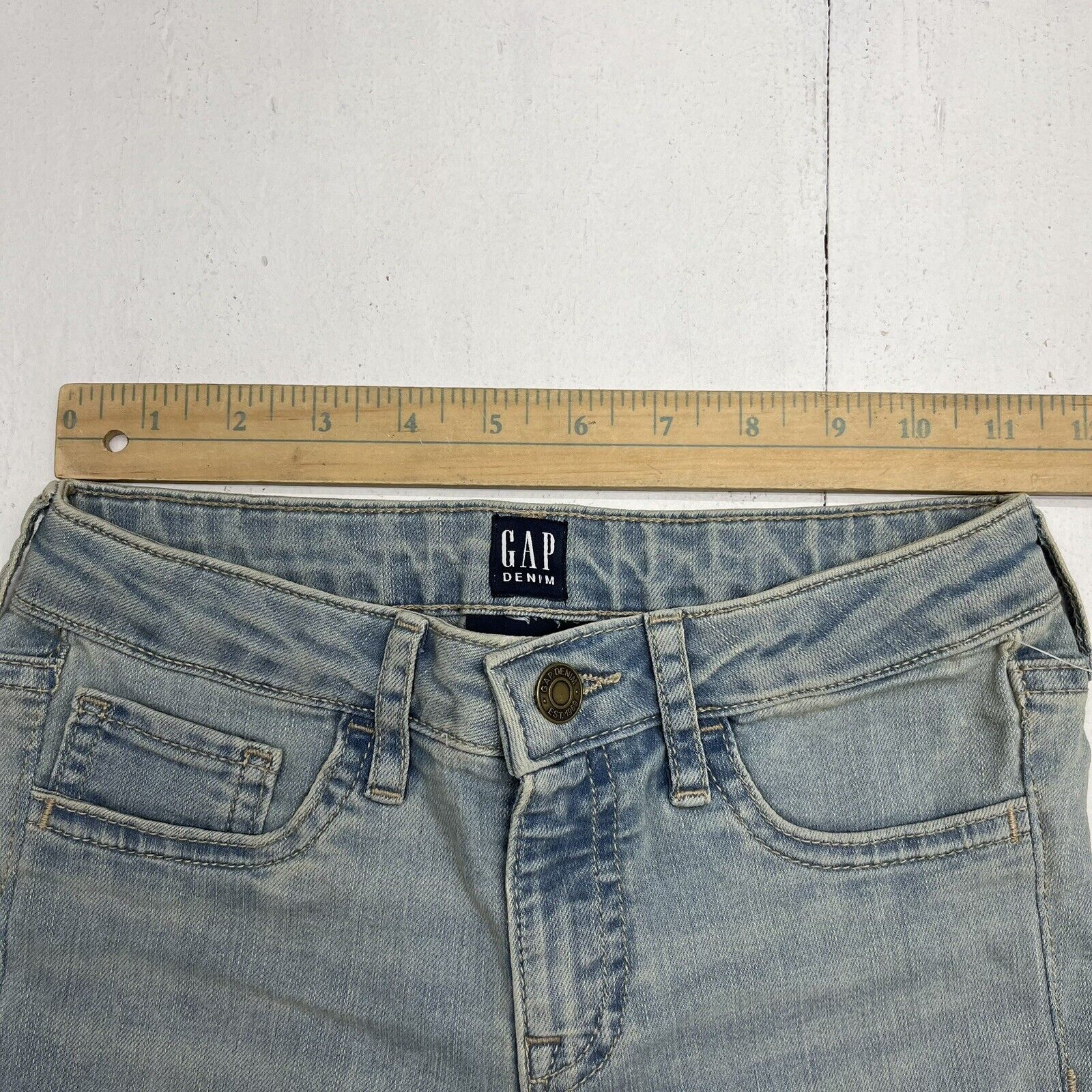 Gap Light Wash Super Skinny Jeans Girls Size 12 Slim NEW - beyond exchange