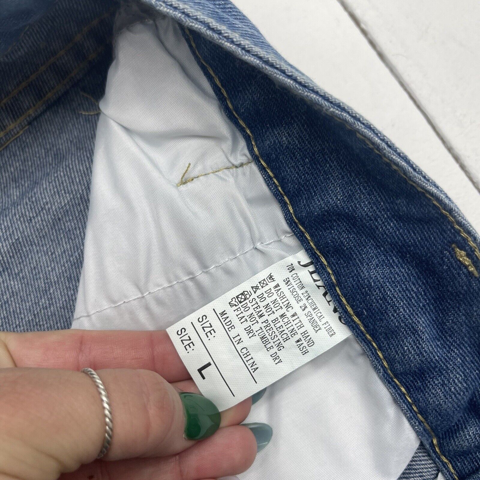 Never Out Of Pockets'' Cargo Jeans in Blue